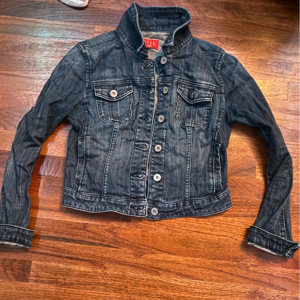 Elle Dark Blue Jean Jacket